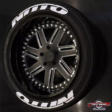 Officially Licensed Double NITTO Designer Series TredWear Tyre Lettering Kit