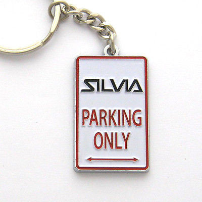 Silvia Parking Only Keyring - 