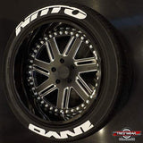 Officially Licensed NITTO INVO Designer Series TredWear Tyre Lettering Kit