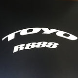 Officially Licensed TOYO R888 TredWear Tyre Lettering Kit