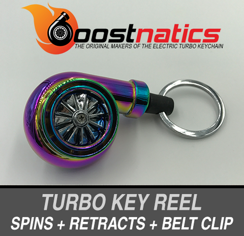 Boostnatics Turbo Key Reel - Neochrome - Boosted Autosports PTY LTD - 1