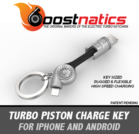 Boostnatics Turbo Piston Charge Key - Boosted Autosports PTY LTD - 1